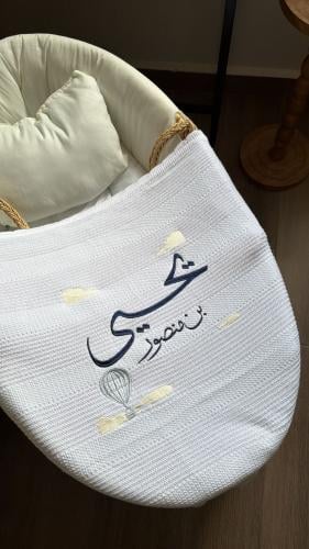 بطانيه بيبي / ابيض