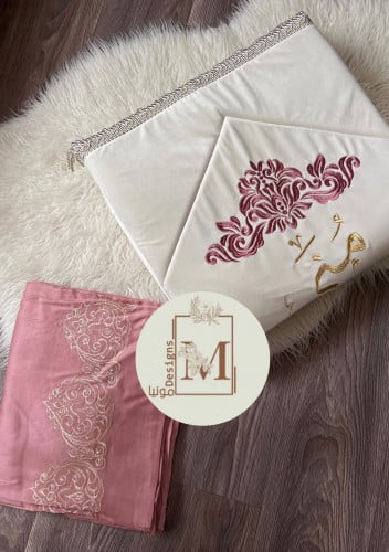 طقم صلاه مبطن+شرشف لف /سكري