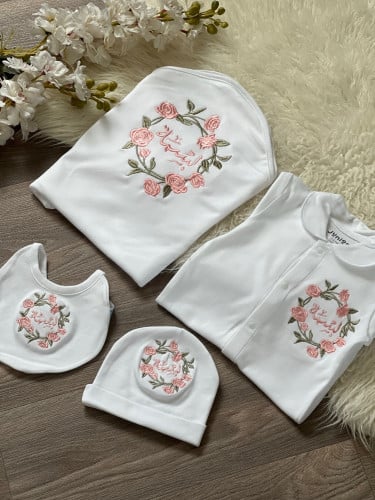 طقم بيبي مكون من 4 قطع