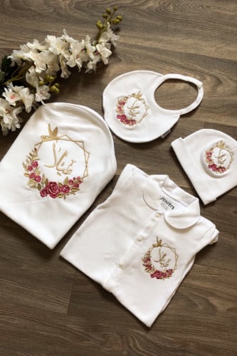 طقم بيبي مكون من 4 قطع