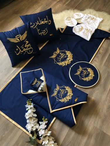 بكج استقبال مكون من 10 قطع/كحلي