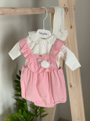 أفرول شيال بناتي شتوي مع هيلاهوب 3 قطع