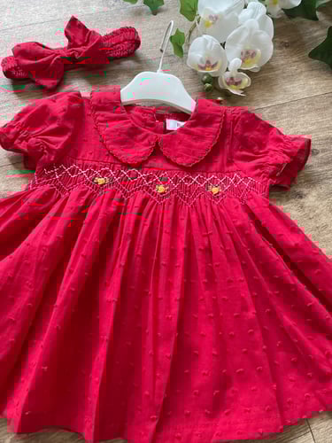 طقم سموكيد احمر 3 قطع