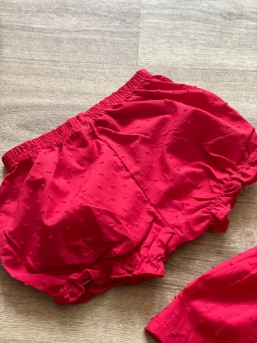 طقم سموكيد احمر 3 قطع