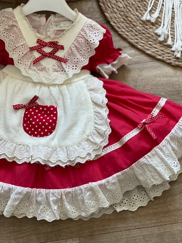 فستان أسباني احمر