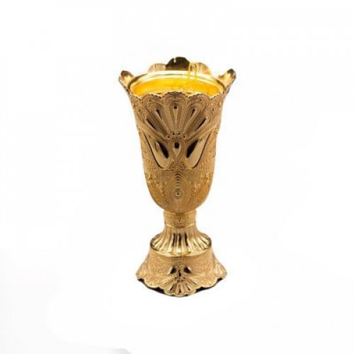 مبخرة كرستال ذهبي