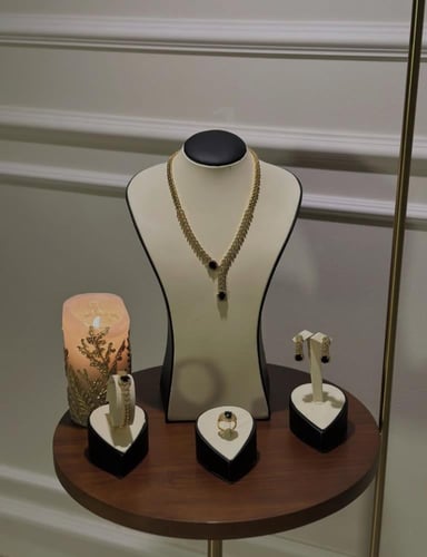 طقم اكسسوار ذهبي A1486