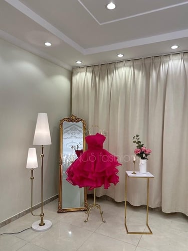 فستان سهرة قصير ( 7 الوان ) 4072