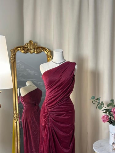 فستان سهرة طويل 4651 ( 3 الوان )