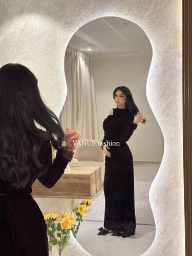 6685- فستان سهرة طويل