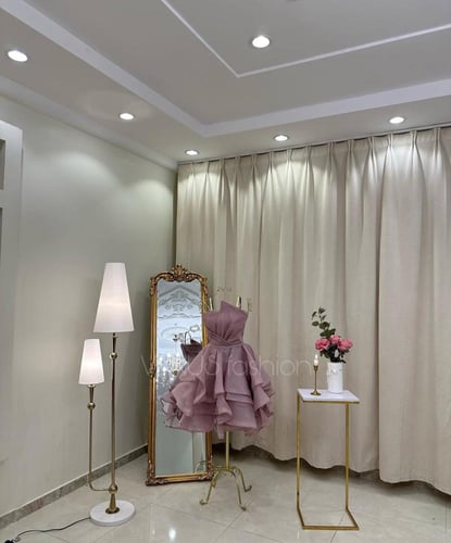 فستان سهرة قصير ( 7 الوان ) 4072