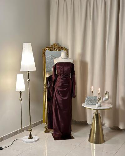 فستان سهرة طويل 5049