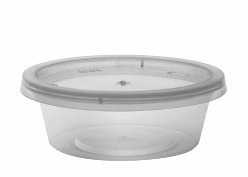 علب صوص شفاف وغطاء شفاف 4 اونص * 50 حبه