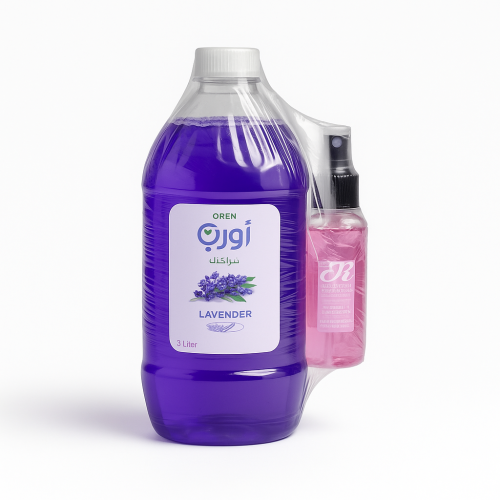 اورين صابون سائل لليدين برائحة اللافندر-3لتر+500مل