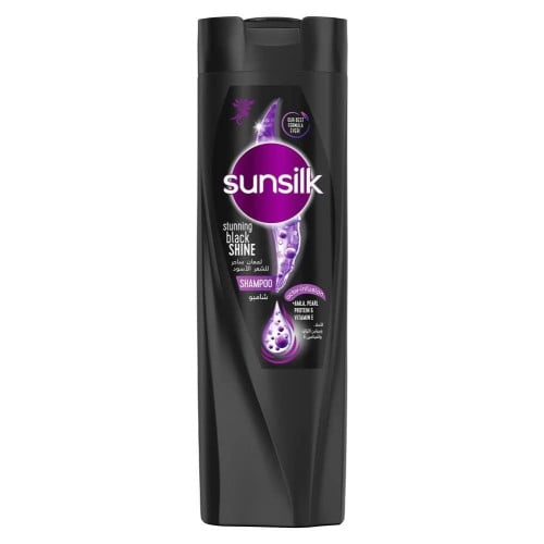 صانسيلك لمعان ساحر شامبو للشعر الاسود-200مل