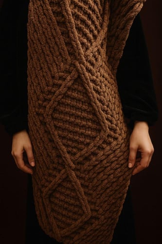 شال حياكة يدوي