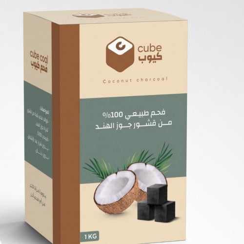 فحم طبيعي من قشور جوز الهند 1كيلو