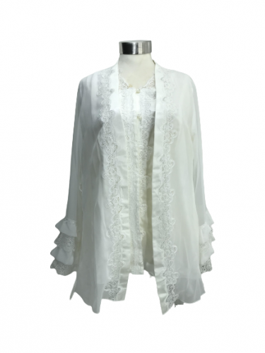 بيجامة استقبال للنفاس 3 قطعة موديل 2