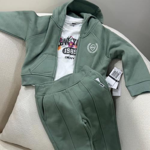 DKNY 3pcs GIRLS SET - طقم ثلاث قطع دكني