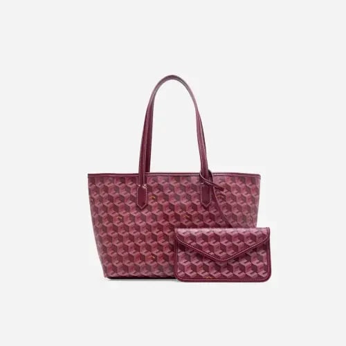 Russo medium tote bag-Burgundy