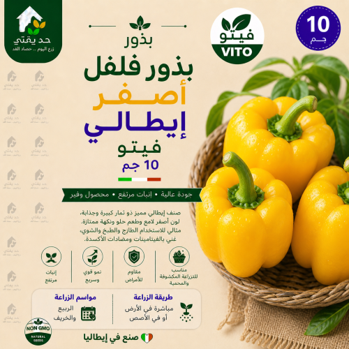بذور فلفل اصفر ايطالي