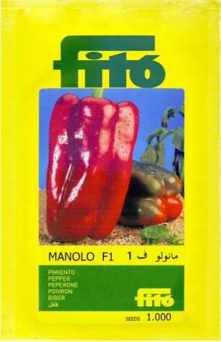 فلفل بارد مانولو F1 للحقل المكشوف والمحمي 1000 بذر...