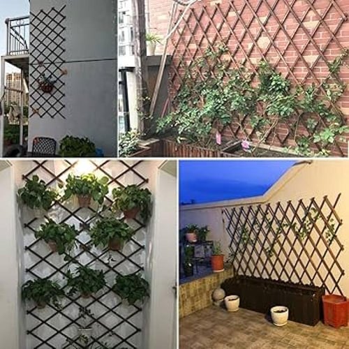 سياج خشبي للنباتات 200*100 سم