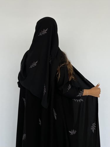 عباية تطريز كامل