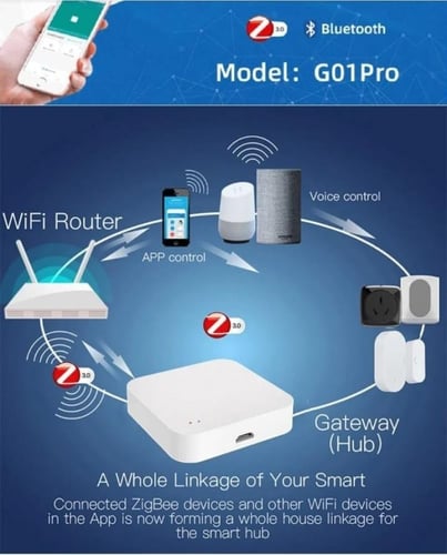 بوابة ذكية نوع zigbee او wif zigbee