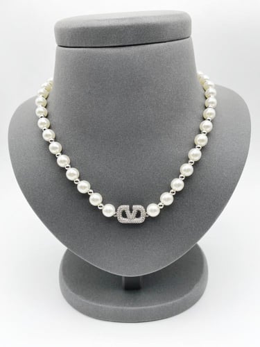 طقم فالنتينو 3 قطع - فضي, ذهبي - مستوحى