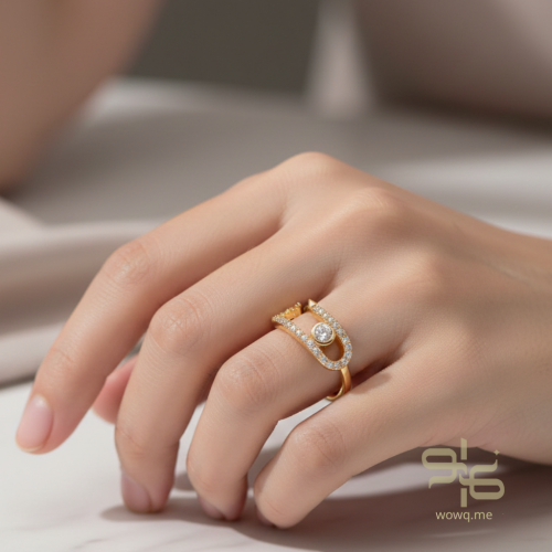 خاتم ميسيكا - ذهبي وفضي - مستوحى