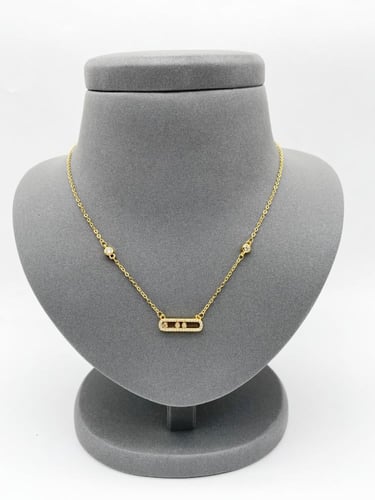 سلسال ميسيكا ذهبي وفضي - مستوحى