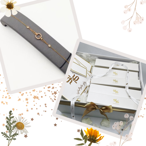 بوكس توزيعه 5 اساور بتصميم عصري