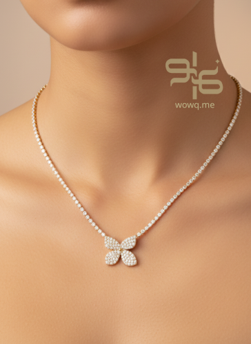 سلسال زركون بتصميم الالماس