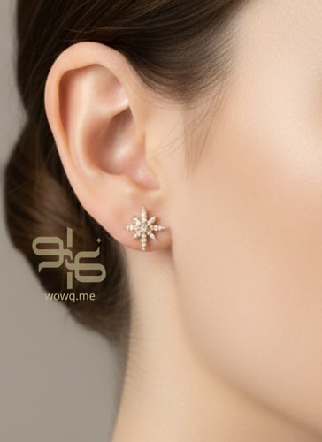 طقم 4 قطع تصميم عالمي - فضي, ذهبي