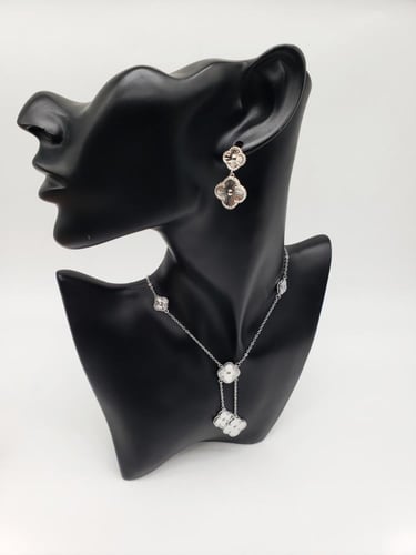 طقم فان كليف سلسال وحلق عدة الوان - مستوحى