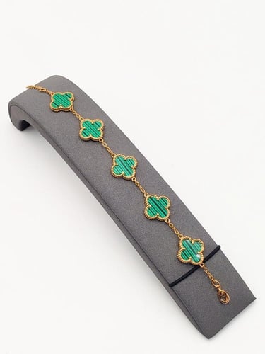 طقم فان كليف 4 قطع اخضر - مستوحى