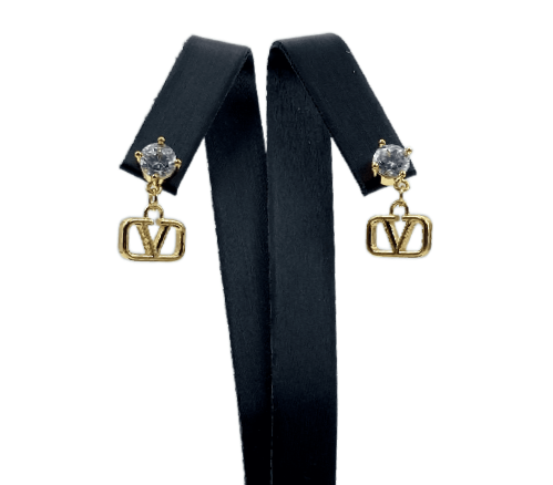 حلق فالنتينو -ذهبي - مستوحى