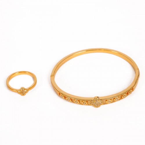 سوارة فان كليف مع خاتم ذهبي - مستوحاة