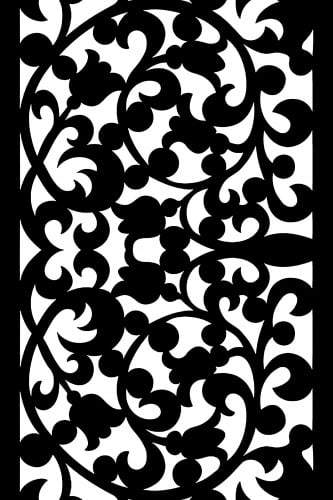 استينسل زخارف نباتيه (2)