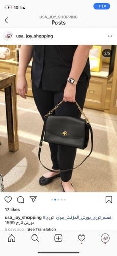 توري بورش شنطة يد وحمالة طويلة