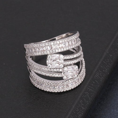 خاتم زركون فخم سهرات