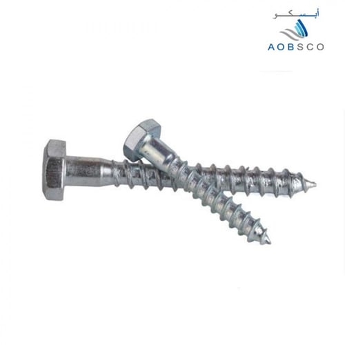 DIN571 , Hex Head Wood Screw , Sizes : M6 - M12 ,...