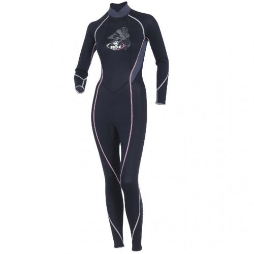 بدلة بوشات نسائي طويل رمادي 3/2 مم