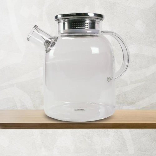 ابريق شاهي غطاء استيل