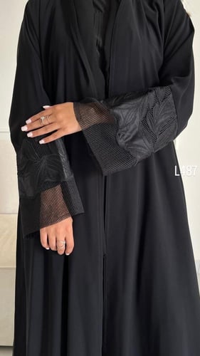 عباية كريب سبشل تطريز كمبيوتر قصة عادية ستريت