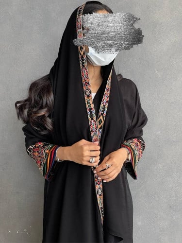 عباية كريب بلقيس تطريز كمبيوتر قصة عادي