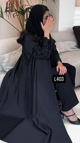 عباية كريب سبشل تطريز كمبيوتر قصة عادية ستريت
