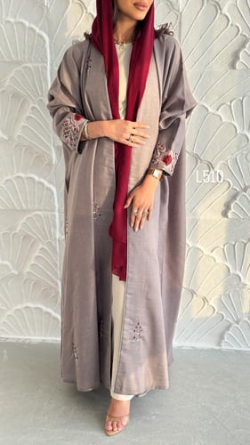 عباية لنن شك يدوي قصة نص بشت