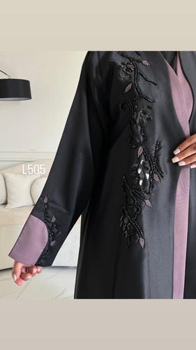 عباية هاي سوفي شك يدوي قصة عادية ستريت